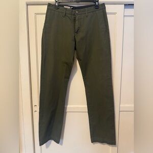 Volcom Men's Forest Green Chinos